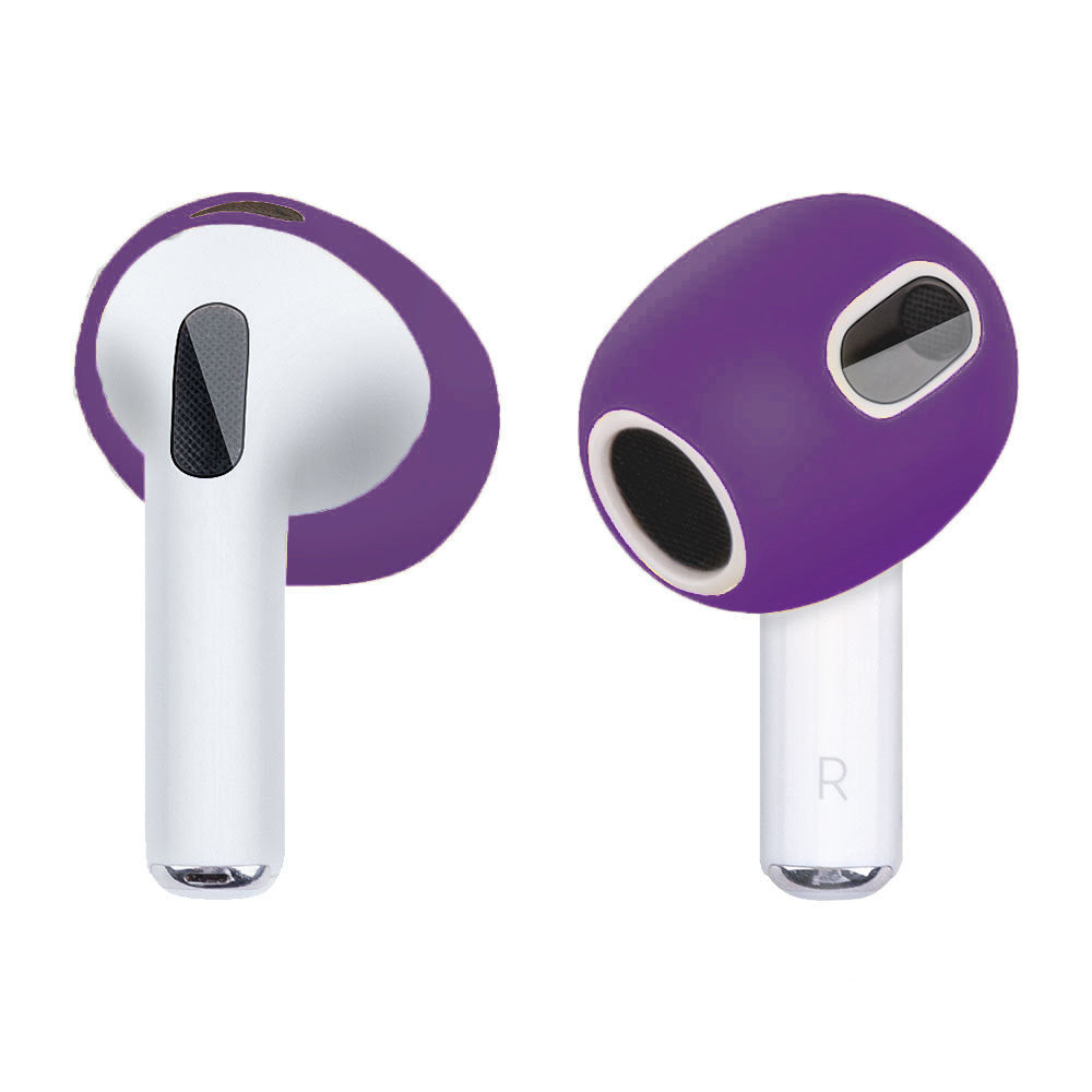 Premium Silikon Ohrpolster für Apple AirPods 4/3/2/1 and Pro Series 2024/2022/2021/2019/2016: Ohrkappen, Abdeckungen & Schutzhüllen - 2er Set Ohrstöpsel | Hochwertige Kopfhörer-Pads