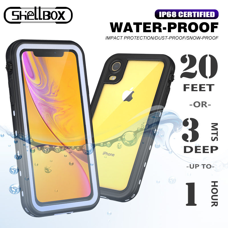 Premium IP68 Militärpanzer Unterwasserhülle mit MagSafe für Apple iPhone 16/15/14/13/12 Pro Max, Plus, Mini Case- Wasserdicht für Tauchen und Schwimmen | 360° Vollschutz Cover, Magnetische Adsorption | Stoßfest mit Kamechutz | Stilvolle Panzer-Schutzhülle