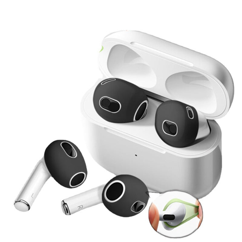 Premium Silikon Ohrpolster für Apple AirPods 4/3/2/1 and Pro Series 2024/2022/2021/2019/2016: Ohrkappen, Abdeckungen & Schutzhüllen - 2er Set Ohrstöpsel | Hochwertige Kopfhörer-Pads