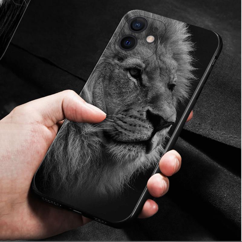 Hochwertige iPhone-Hülle mit Tierdesigns: Wolf, Hund, Katze, Vogel, Löwe, Tiger | MagSafe-kompatibles Case mit Kameralinsenschutz | Premium Hardcase für Apple iPhone 16/15/14/13/12 Pro Max Plus Mini Cover | Stoßsichere Handyhülle & Panzertasche