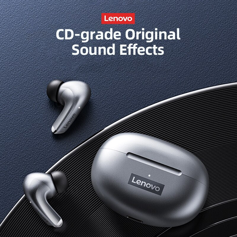 Neue Lenovo LP5 Drahtlose Hochwertiges Bluetooth-Ohrhörer: HiFi Musik Kopfhörer für Sport, Wasserdichtes Headset mit Mikrofon