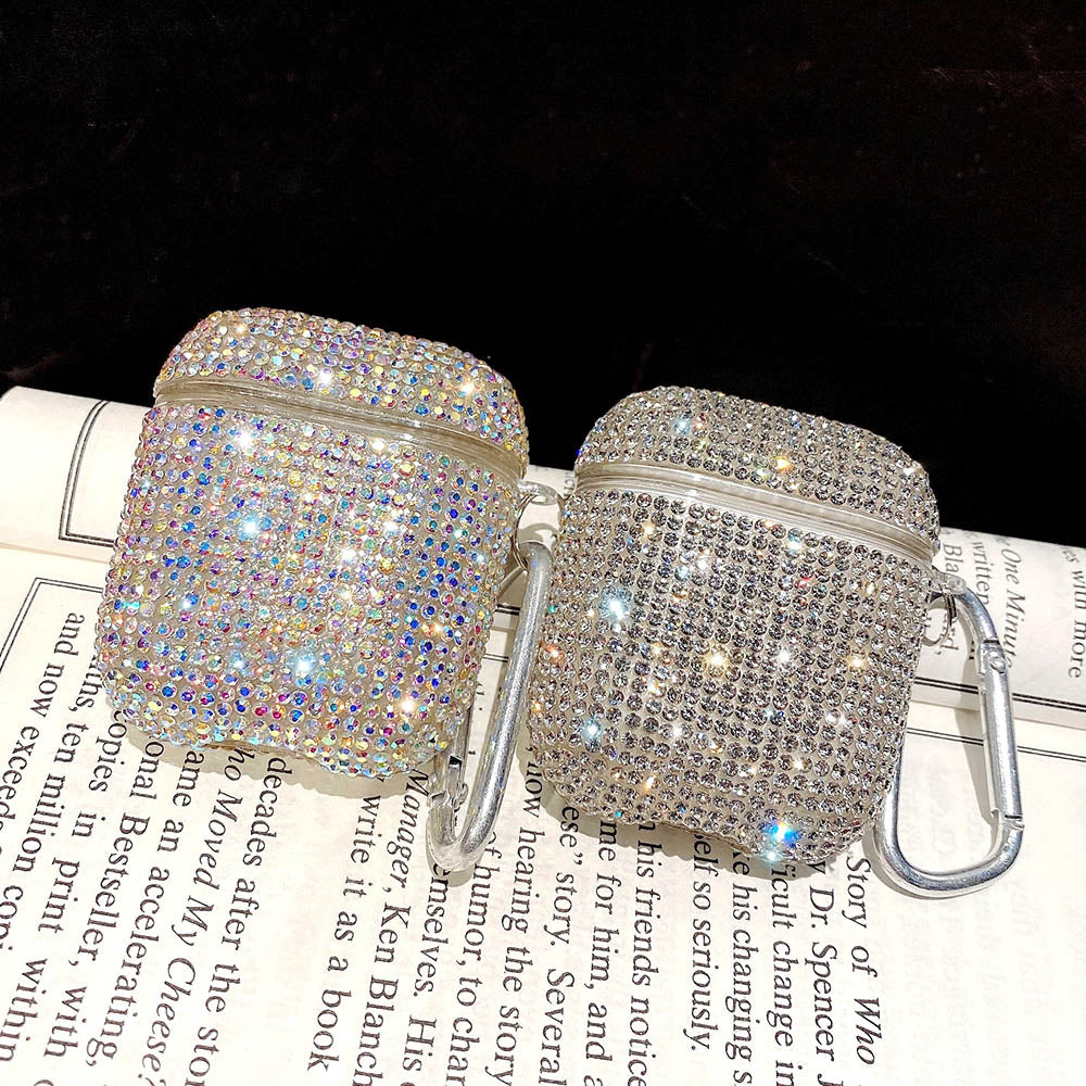 Luxus 3D-Bling-Diamant-Apple AirPods Case für AirPods Pro 2/3/2/1 | Kabellose Bluetooth-Kopfhörer-Zubehör für Apple 