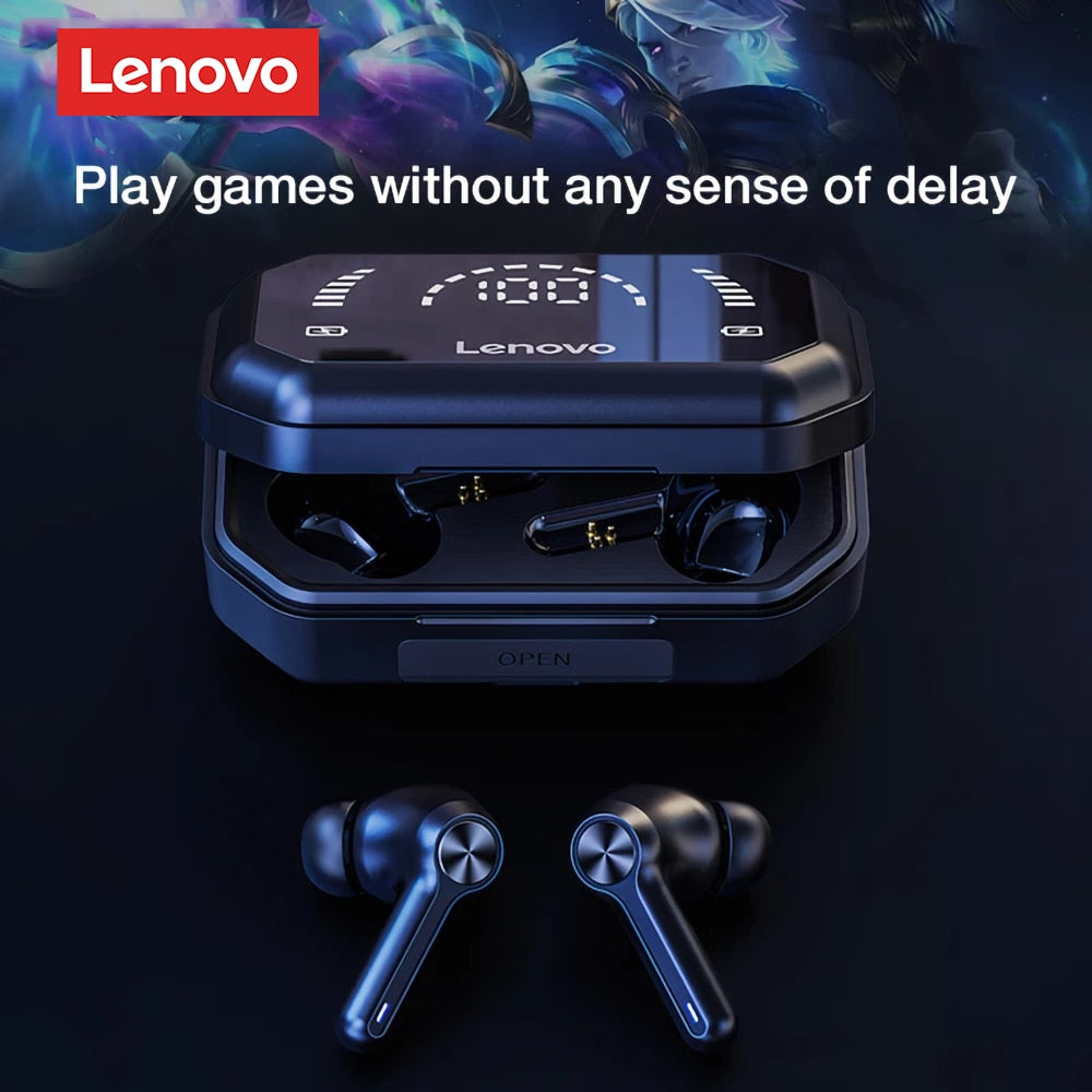 Hochwertiges Lenovo LP3 Pro Kopfhörer TWS Bluetooth 5.0 Drahtlose HiFi-Musik-Headset mit Display & 1200mAh Akku für Gaming