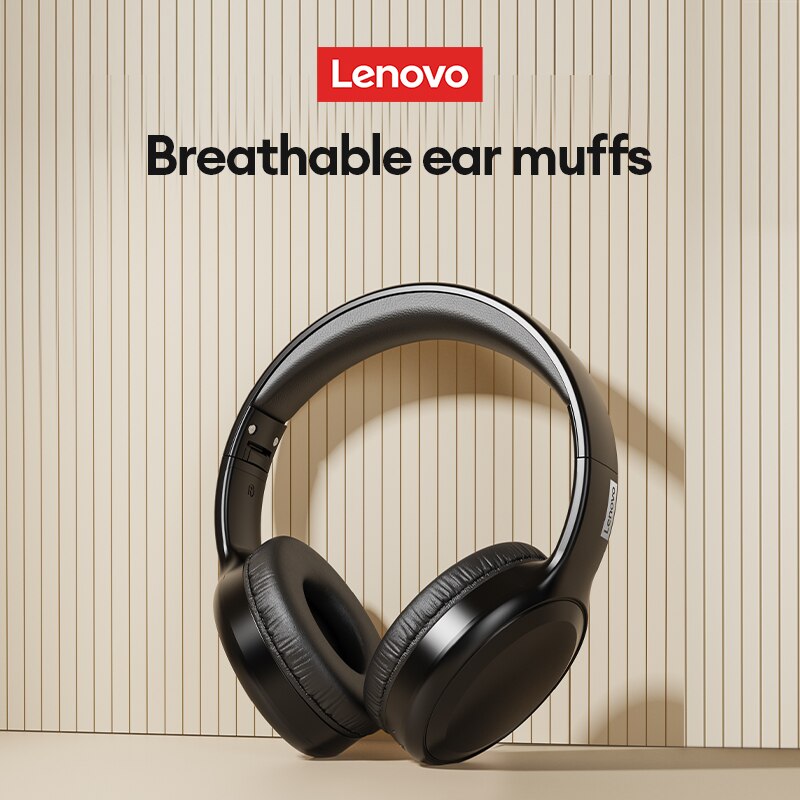 Hochwertiges Lenovo TH30 Drahtlose Kopfhörer Bluetooth 5.3 - Faltbar Gaming Headset Sport Kopfhörer mit Mic - Musik Earbuds