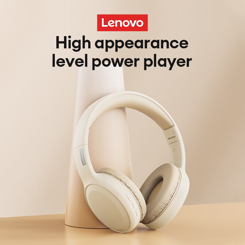 Hochwertiges Lenovo TH30 Drahtlose Kopfhörer Bluetooth 5.3 - Faltbar Gaming Headset Sport Kopfhörer mit Mic - Musik Earbuds
