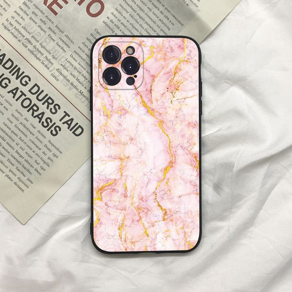 Premium Marble Art Fashion Pattern Phone Case | MagSafe for Apple iPhone 16/15/14/13/12 Pro Max, Plus, Mini | Camera Lens Cover, Case & Armor Protective Cover