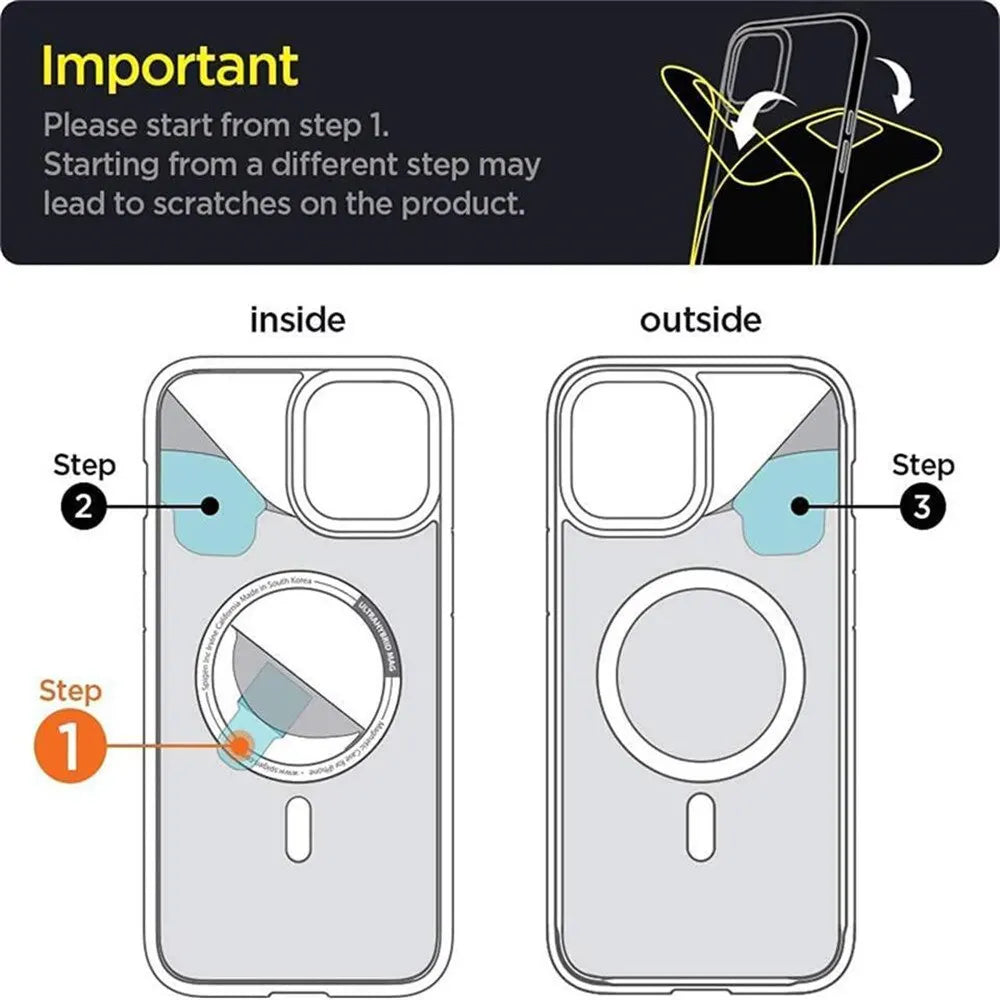 Transparente Magnetische Magsafe für Apple iPhone 16/15/14/13/12 Pro Max Plus Mini Hülle |  Durchsichtige Klare Case, Kabelloses Laden, Staubdicht, Wasserabweisend & Verbesserter Kameraschutz