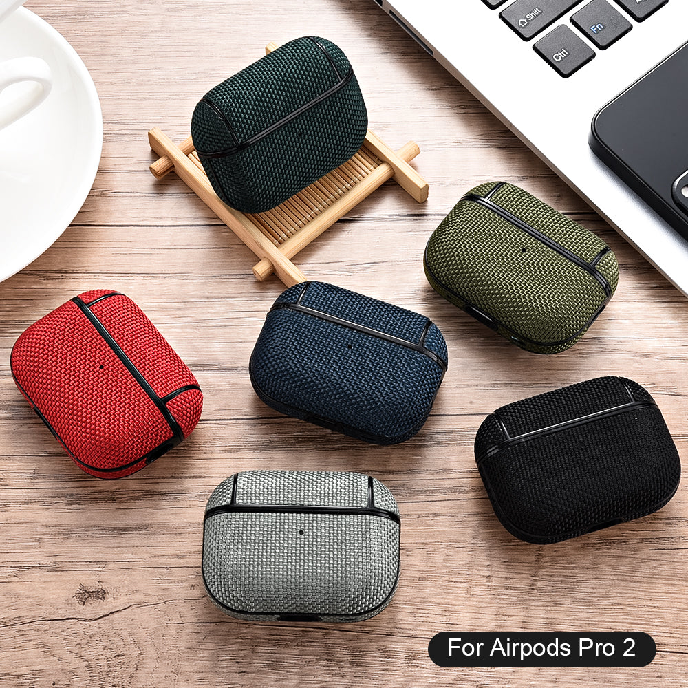 Premium MagSafe Nylon Kopfhörer-Hülle | Wasserdicht & Stoßfest | Für Apple AirPods Max/Pro4/3/2/1 and Pro Series 2024/2022/2021/2019/2016  & USB-C Earbuds