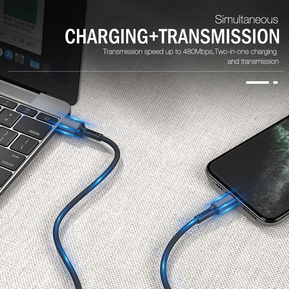 MagniCharge Premium | Fast Charging 540° Rotating Magnetic Cable for Smartphones, Apple iPhone, Samsung, iOS & Android - 3A Data Transfer USB Type C