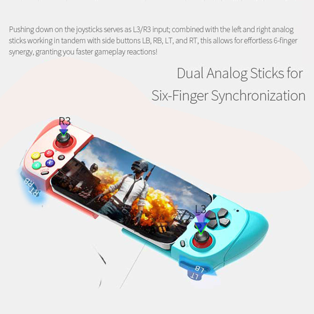 Hochwertiges Gamepad Android für Apple: Essen, Hähnchen, Stretch, kabelloses Bluetooth-Telefon, direkt mit Gamepad verbunde