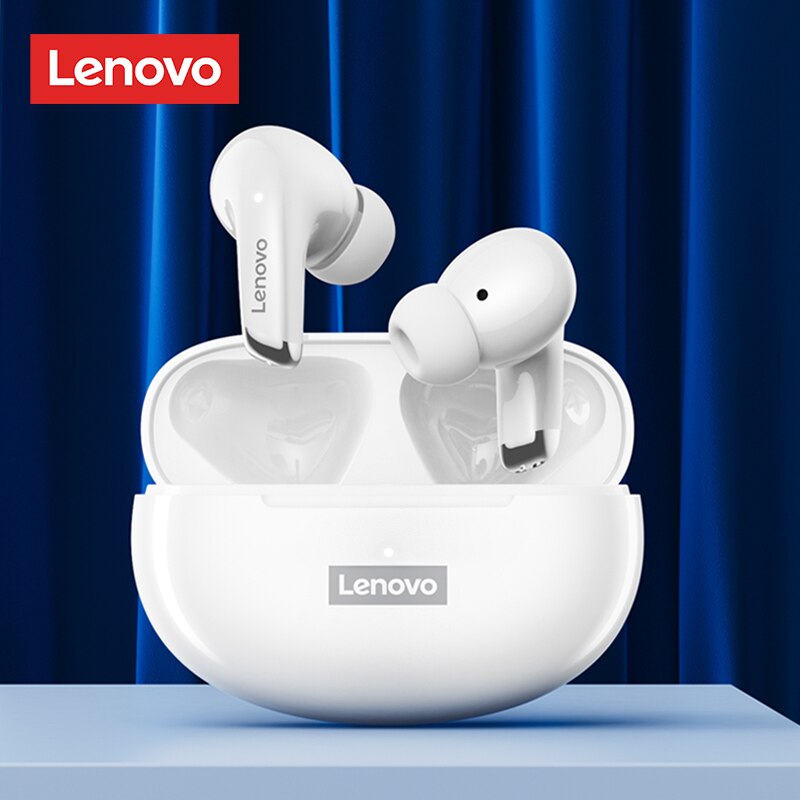 Neue Lenovo LP5 Drahtlose Hochwertiges Bluetooth-Ohrhörer: HiFi Musik Kopfhörer für Sport, Wasserdichtes Headset mit Mikrofon