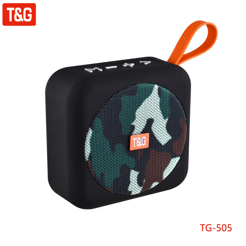 Hochwertiger T&G Mini-Bluetooth-Lautsprecher: Tragbar, Drahtlos, Outdoor-Sport Audio, Stereo, TF- & FM-Kartenunterstützung, Auto-Audio | Kompatibel mit Smartphone, Laptop, Tablet, PC, Apple iPhone, iPad, MacBook, iOS, Android, Samsung