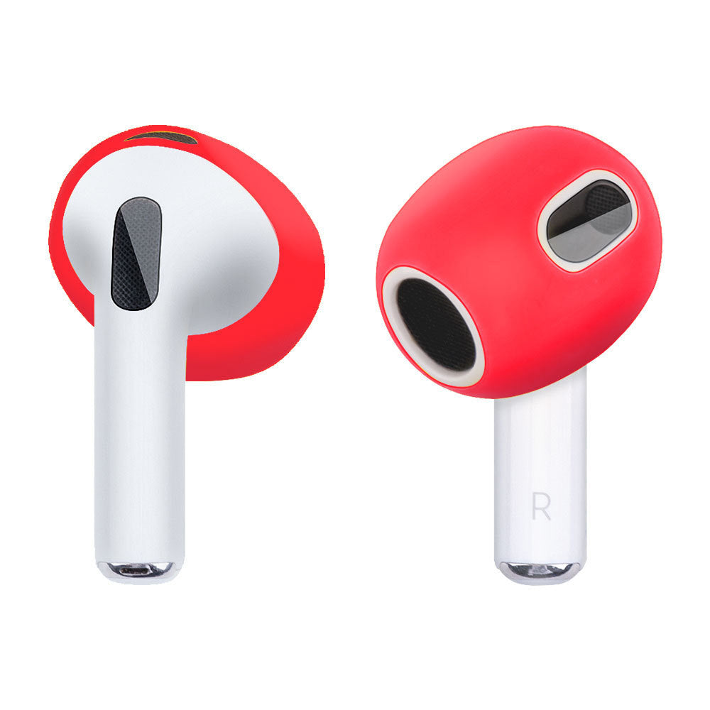 Premium Silikon Ohrpolster für Apple AirPods 4/3/2/1 and Pro Series 2024/2022/2021/2019/2016: Ohrkappen, Abdeckungen & Schutzhüllen - 2er Set Ohrstöpsel | Hochwertige Kopfhörer-Pads