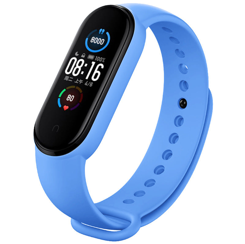 Hochwertiges Silikon-Armband für Xiaomi Mi Band 7, 6, 5, 4, 3 | Uhrenarmband für Mi Band 3/4, Band 5, Band 6 | Smartwatch