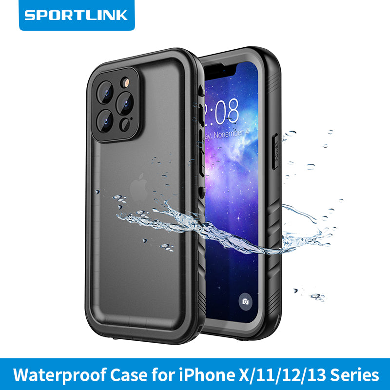 Premium Wasserdichte iPhone Hülle mit 360 Grad Komplettschutz: Bildschirmschutz, Stoßfest, Wasserfest, Kratzfest | MagSafe Case mit Rundumschutz und Kameralinsenschutz für Apple iPhone 16/15/14/13/12 Pro Max, Plus, Mini Cover | Panzertasche Handyhülle