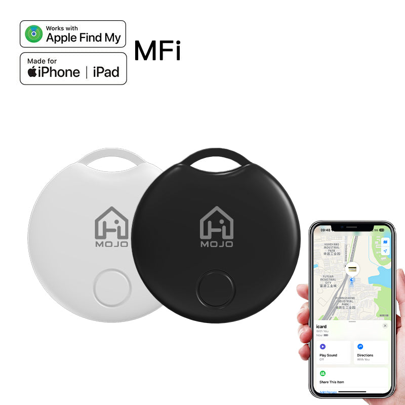 Premium Bluetooth GPS-Tracker: Alternative zu Apple AirTag | Finden Sie Verlorenes mit App | Anti-Verlust Locator für Gepäck, Portemonnaie, Haustiere, Kinder, Schlüssel