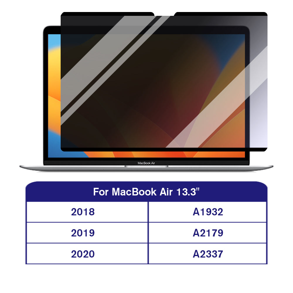 Premium Magnetischer Sichtschutzfilter für Macbook MacBook Air/Pro/M3/M2/M1: 16,14,13-inch | 2024/2023/2022/2020 Series | Anti-Spy & Anti-Glare Displayschutzfolie | Privacy Screen Protector - Schützt Privatsphäre