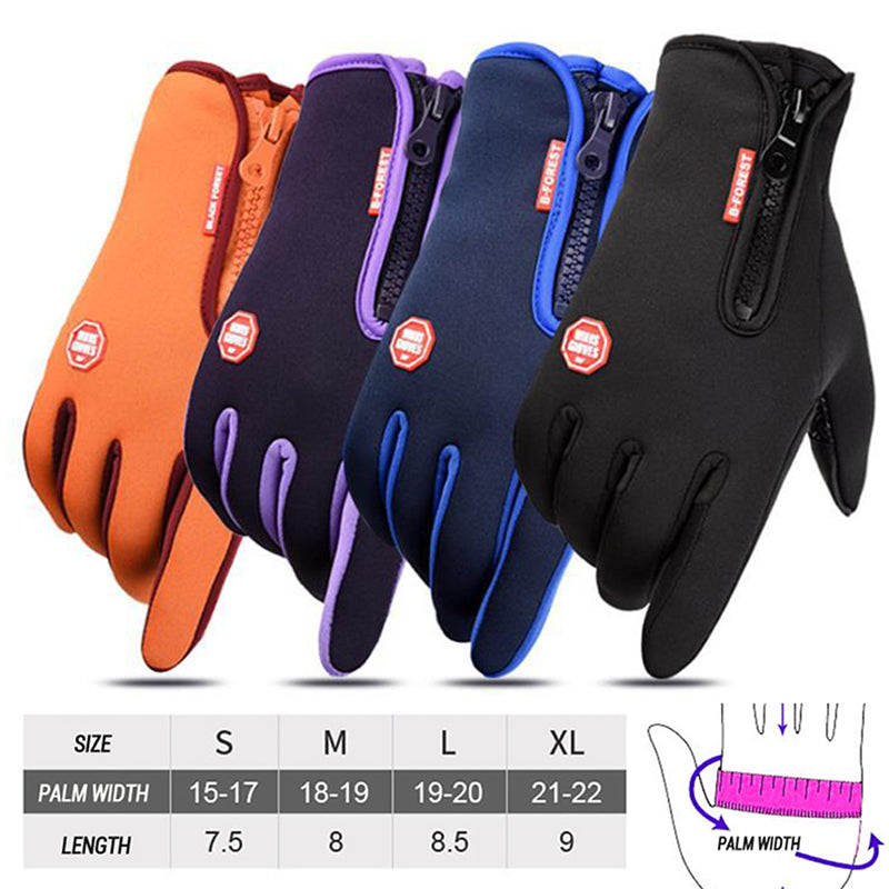 Premium New Winter Gloves for Men and Women: Touchscreen, Waterproof, for Smartphone, Laptop, Tablet, PC, Apple iPhone, iPad, MacBook, iOS, Android, Samsung Motorcycle & Bicycle, Outdoor Sports & Skiing, Warm with Velvet