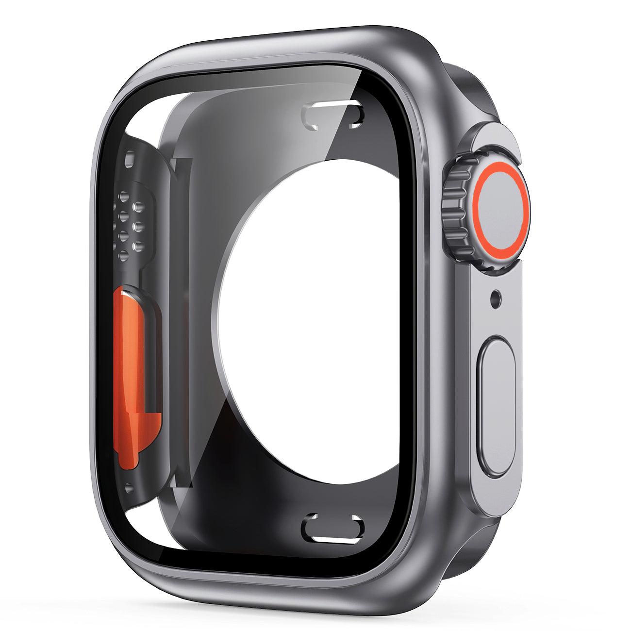 Premium Displayschutzfolie & Cover Hülle für Apple Watch 44mm 45mm 40mm 41mm - Robustes PC-Front & Rückseitenstoßstangengehäuse für iWatch Serie 10/9/8/7/6/5/4/3/2/1 & Ultra 2/1, SE: 2024, 2023, 2022, 2021, 2020, 2019, 2018, 2017, 2016,