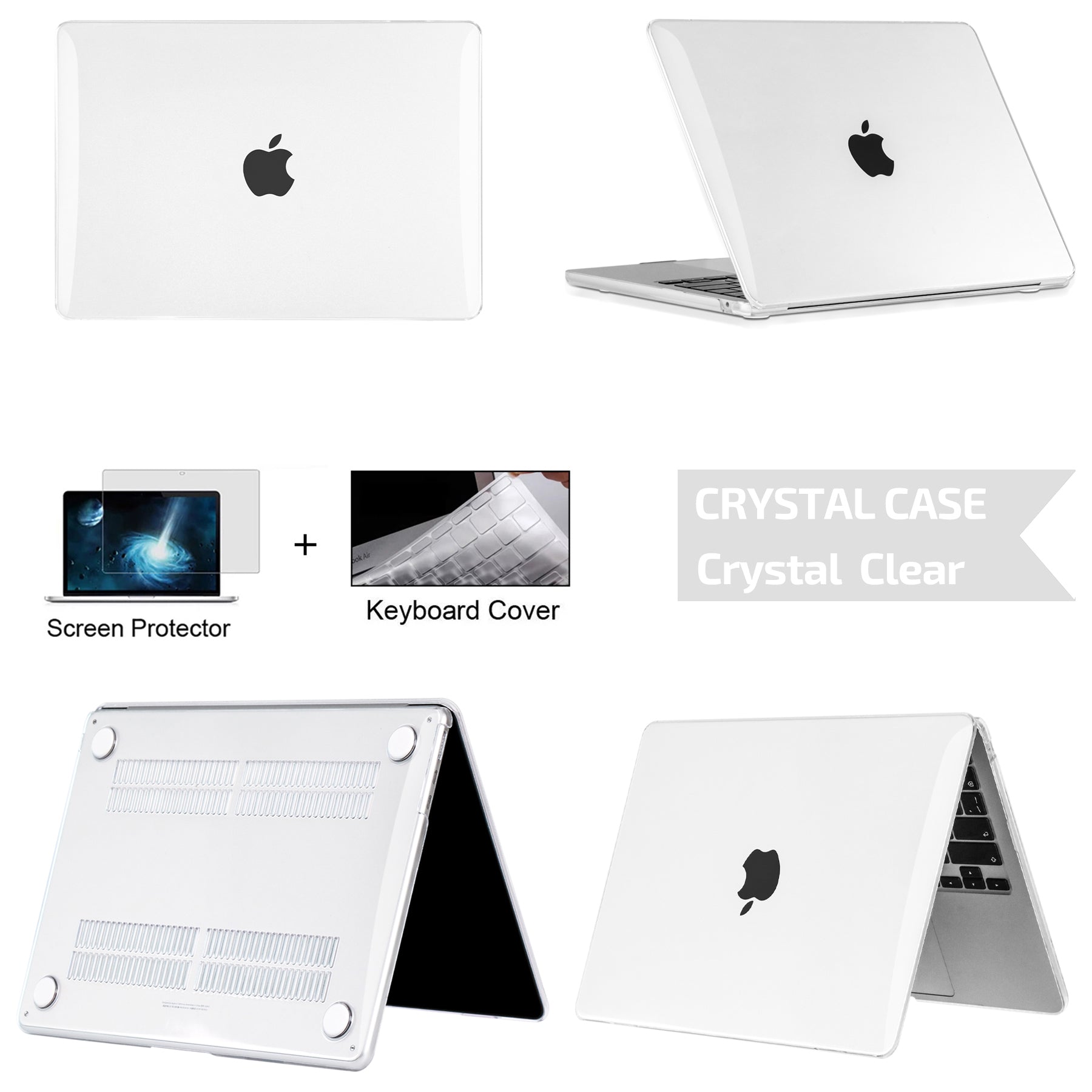 Hochwertige Ultra Dünne Hartschalen Case - Laptophülle für MacBook Air/Pro/M3/M2/M1: 16,14,13-inch | 2024/2023/2022/2020 Series – Premium Cover