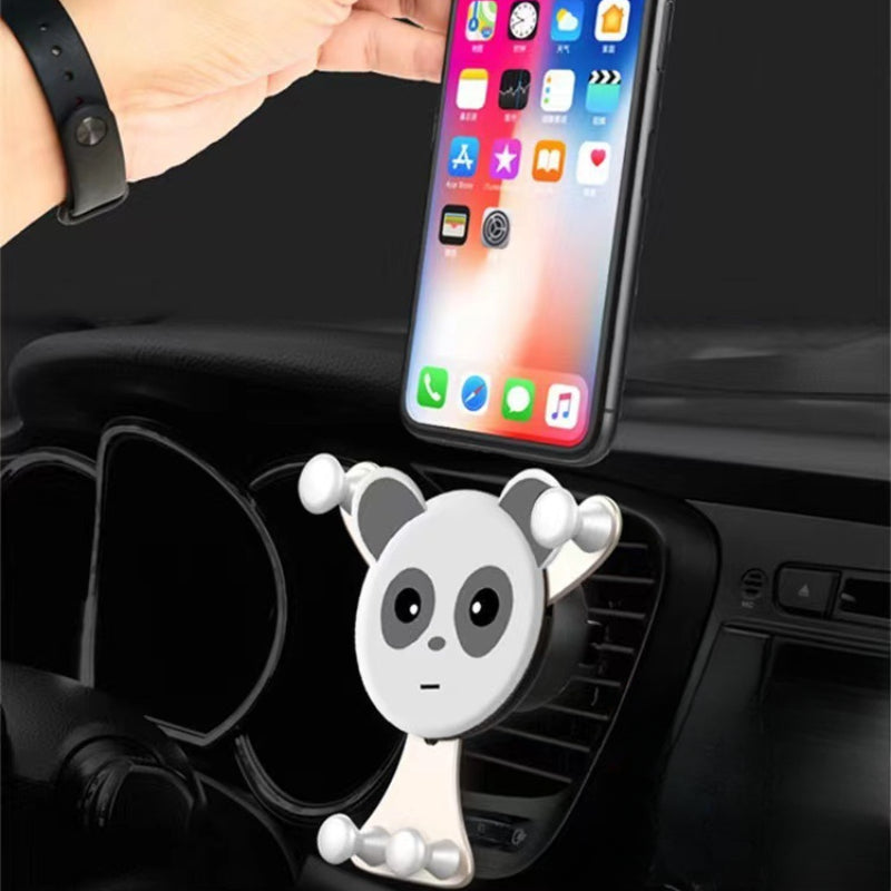 Hochwertiger Schwerkraft-Auto-Telefonhalter mit Lächeln-Gesicht-Design, Air-Vent-Clip, Handyhalterung für Apple iPhone Smartphones, Apple iPhone, Samsung, iOS & Android Android, Xiaomi, Samsung - Limited Edition