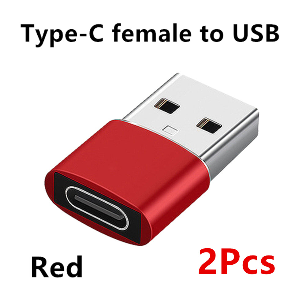 Premium 3D USB OTG Adapter | Typ C für Smartphone, Laptop, Tablet, PC, Apple iPhone, iPad, MacBook, iOS, Android, Samsung, Typ C Kabel – Datenladekonverter