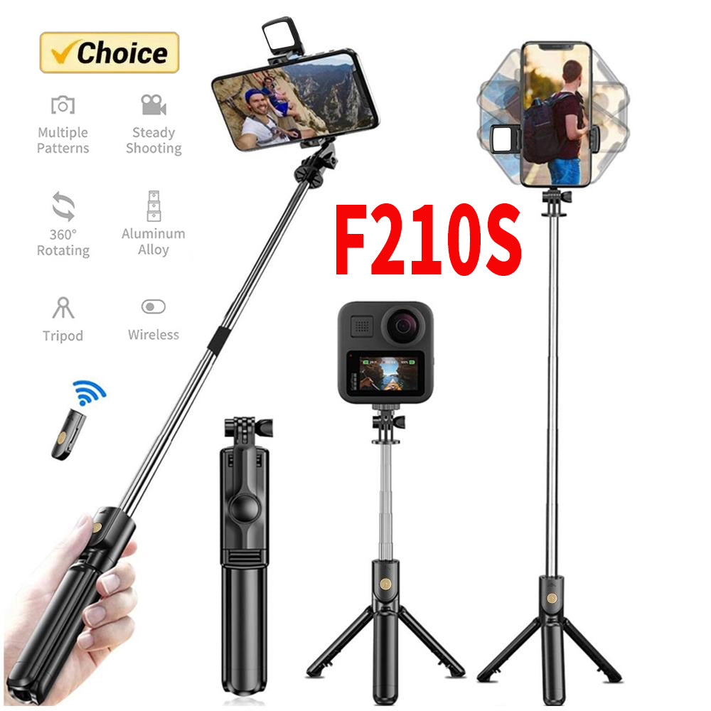 Premium Kabelloser Selfie-Stick & Stativ-Stand: Für Apple iPhone 16/15/14/13/12/11 Pro Max/Plus/Mini, Android, Samsung, GoPro | Kameras, Smartphones, Apple iPhone, Samsung, iOS & Android - Stabiles Live-Shooting | Limitierte Auflage