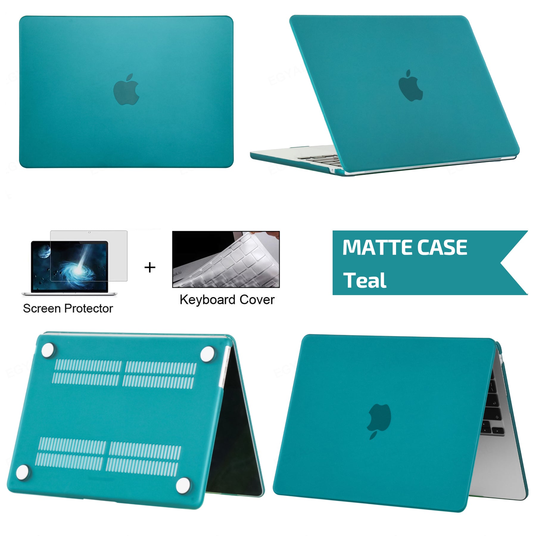 Hochwertige Ultra Dünne Hartschalen Case - Laptophülle für MacBook Air/Pro/M3/M2/M1: 16,14,13-inch | 2024/2023/2022/2020 Series – Premium Cover