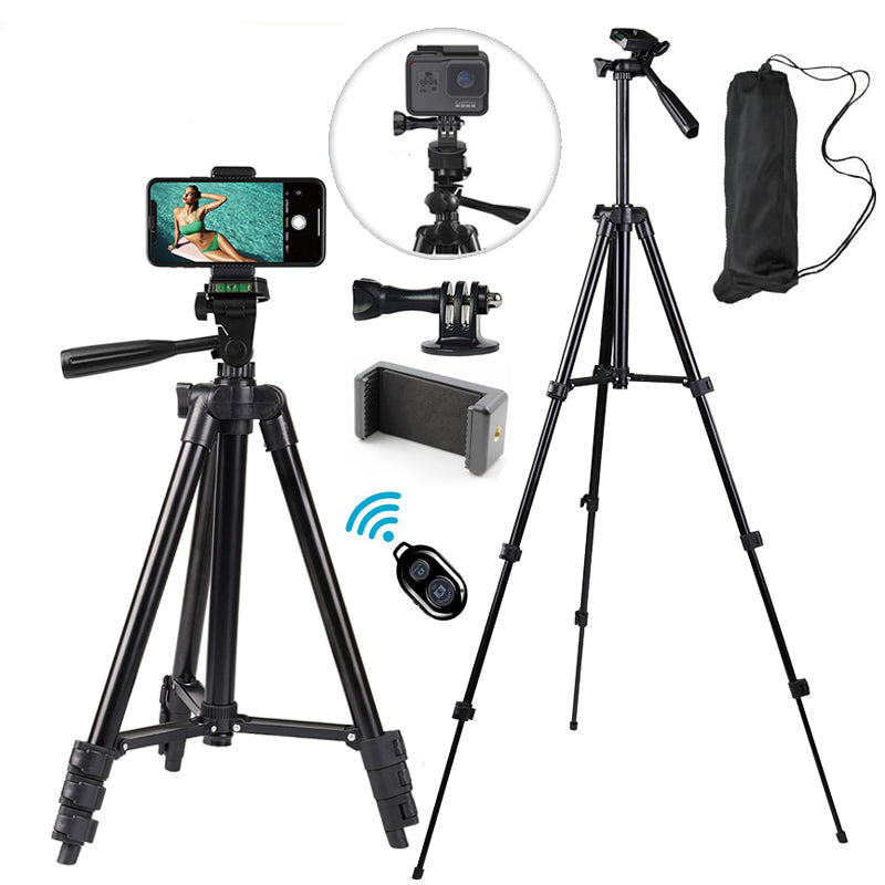 Premium Universal 40-Inch Tripod for Smartphones, Apple iPhone, Samsung, iOS &amp; Android Professional Photography & Videography, Aluminum Travel Tripod, Compatible with GoPro, Apple iPhone 16/15/14/13/12/11 Pro Max/Plus/Mini, Samsung, Xiaomi, Huawei,