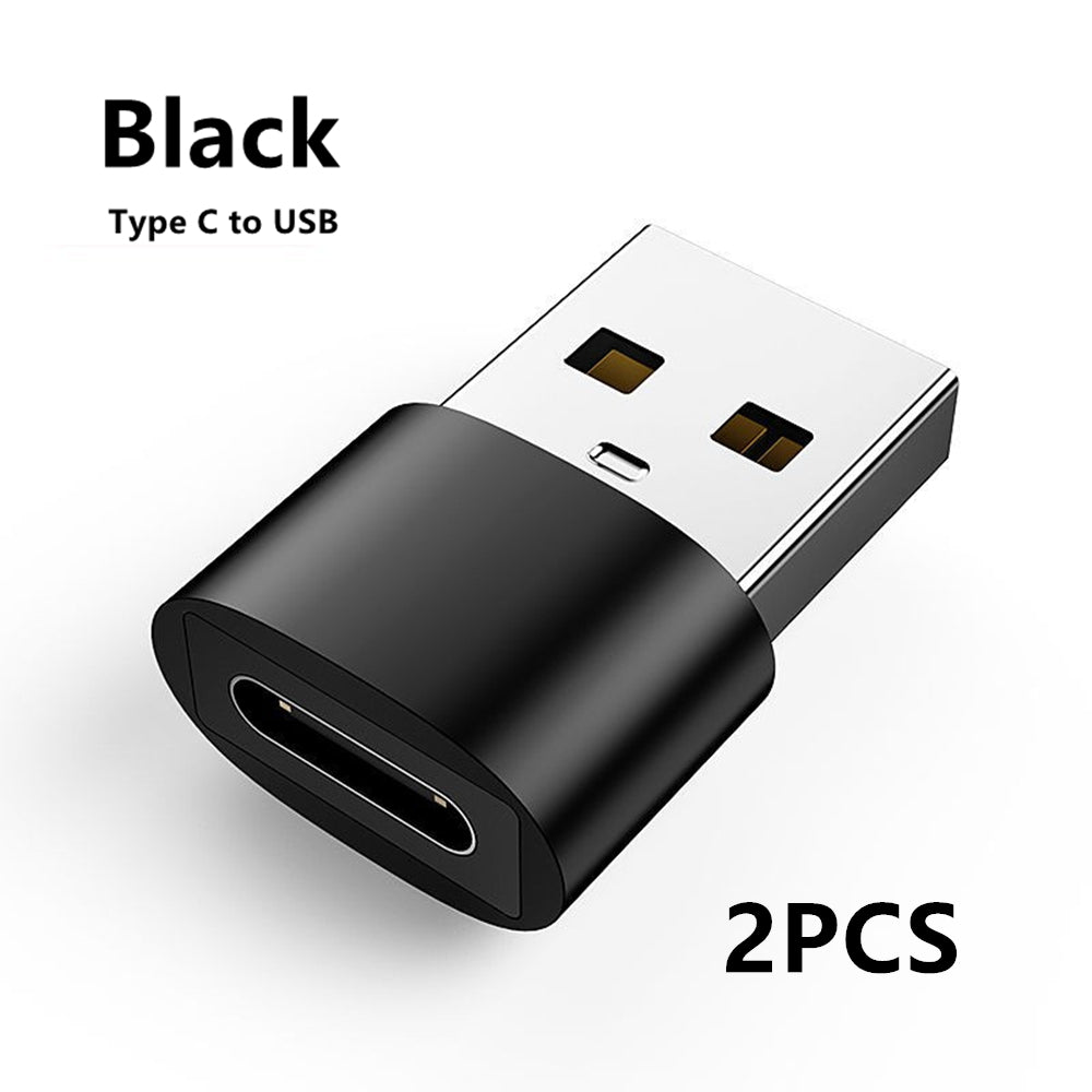 Premium 3D USB OTG Adapter | Typ C für Smartphone, Laptop, Tablet, PC, Apple iPhone, iPad, MacBook, iOS, Android, Samsung, Typ C Kabel – Datenladekonverter