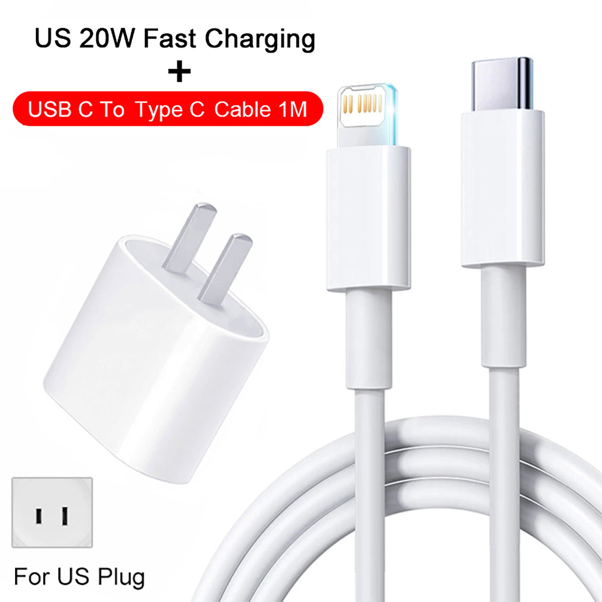 Hochwertiges USB Typ C PD 20W Kabel für Smartphones, Apple iPhone, Samsung, iOS & Android | Prämie Schnelle USB C Kabel für iPhone, Typ C Ladekabel