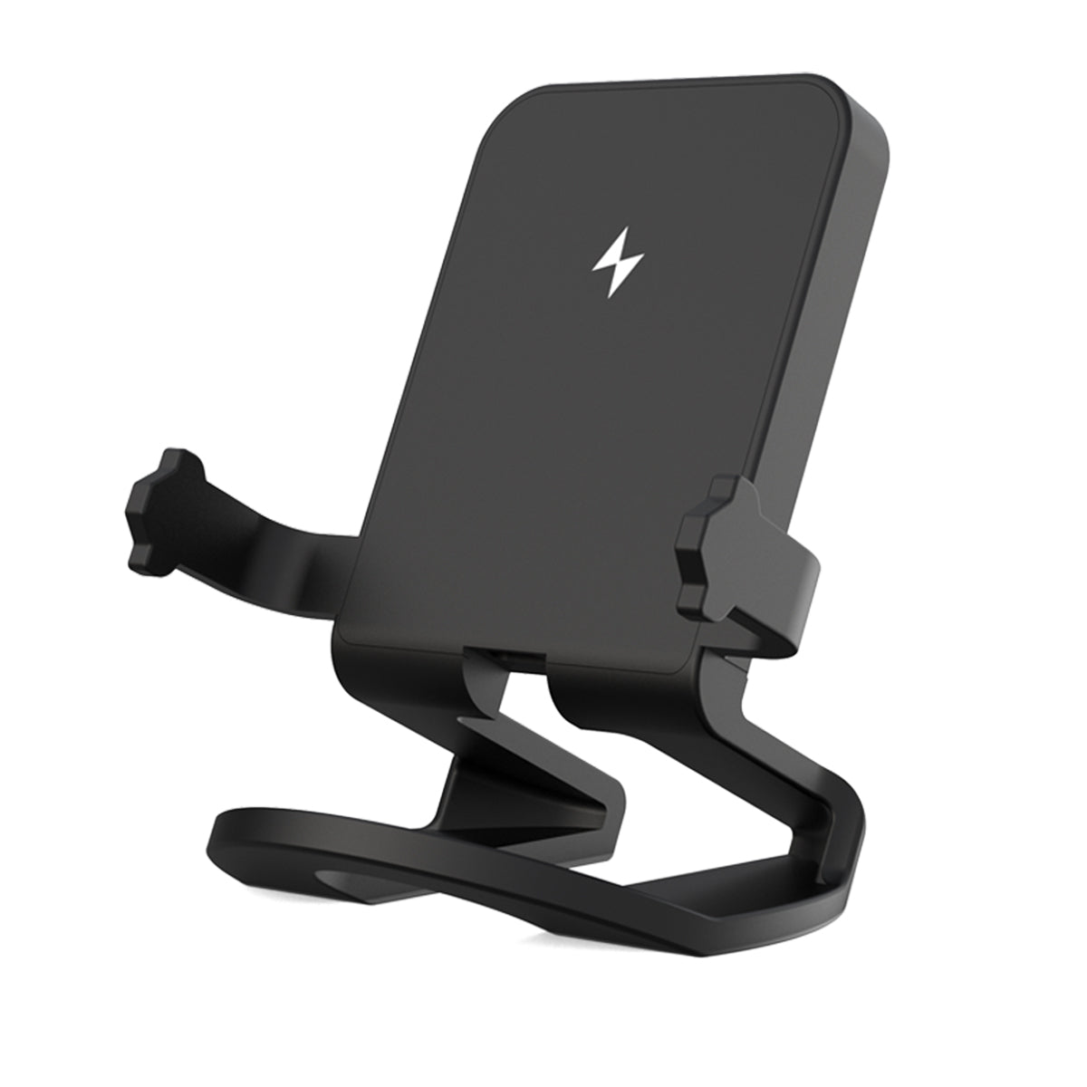 30W Faltbares Kabelloses Schnellladegerät-Standpad Premium Ladestation | für Smartphones, Apple iPhone, Samsung, iOS & Android AirPods & EarBuds | Wireless Fast Charging Dock