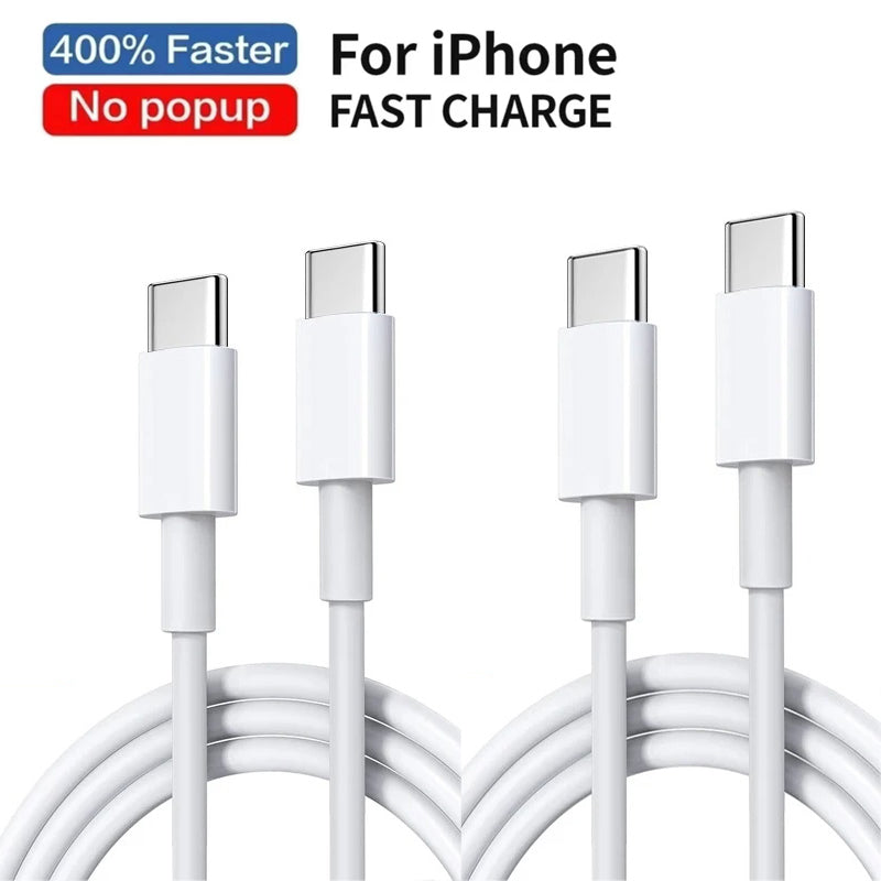 Hochwertiges USB Typ C PD 20W Kabel für Smartphones, Apple iPhone, Samsung, iOS & Android | Prämie Schnelle USB C Kabel für iPhone, Typ C Ladekabel