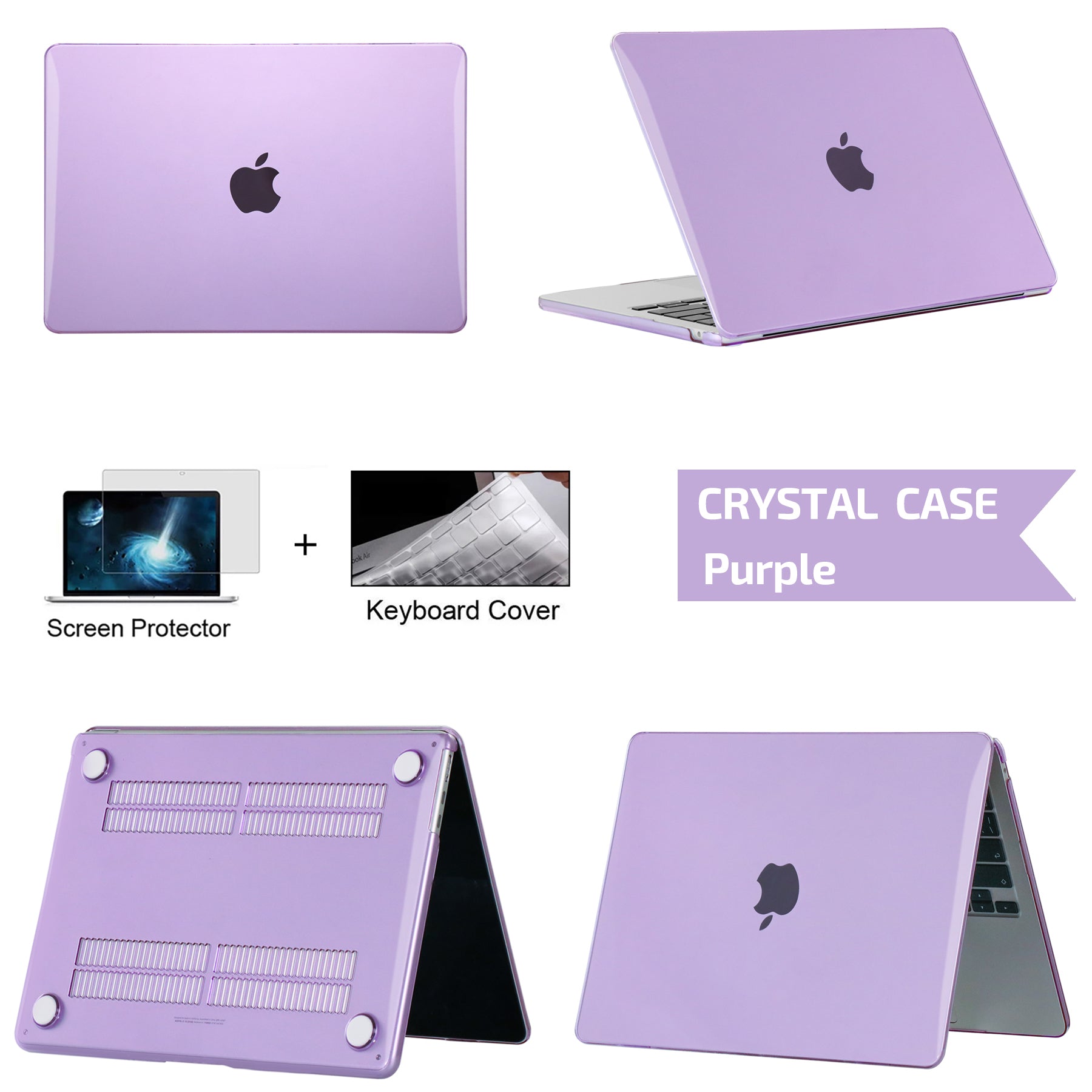 Hochwertige Ultra Dünne Hartschalen Case - Laptophülle für MacBook Air/Pro/M3/M2/M1: 16,14,13-inch | 2024/2023/2022/2020 Series – Premium Cover