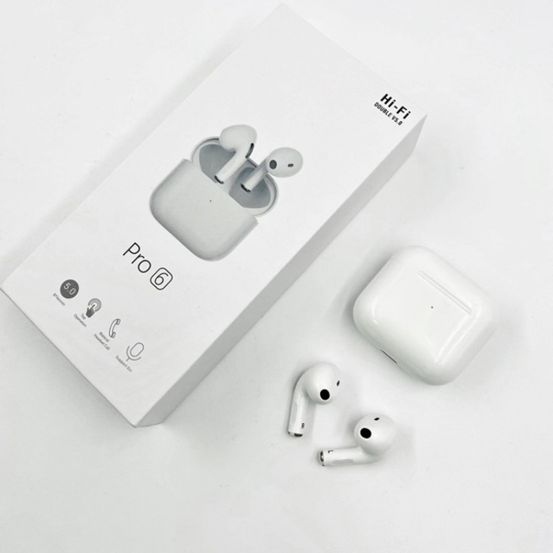 Premium AirPods Pro Design TWS Kopfhörer: Bluetooth Wireless Earphones – Lifestyle & Sport Headset, Stereo Mini-Ohrhörer mit Fingerabdruck-Touchsteuerung für Apple iPhone 16/15/14/13/12 Pro Max Plus Mini, Samsung und Android – Sport-Ohrhörer