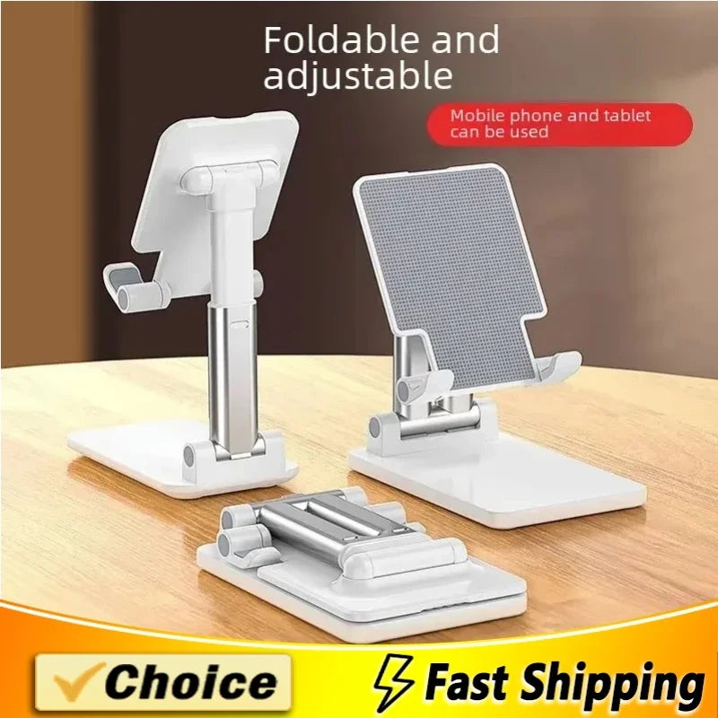 High-Quality Universal Stand: Tablet & Phone Holder for Apple iPad Pro 11, 10th, 10.2, 7th-9th Gen, Xiaomi, Smartphones, Apple iPhone, Samsung, iOS & Android