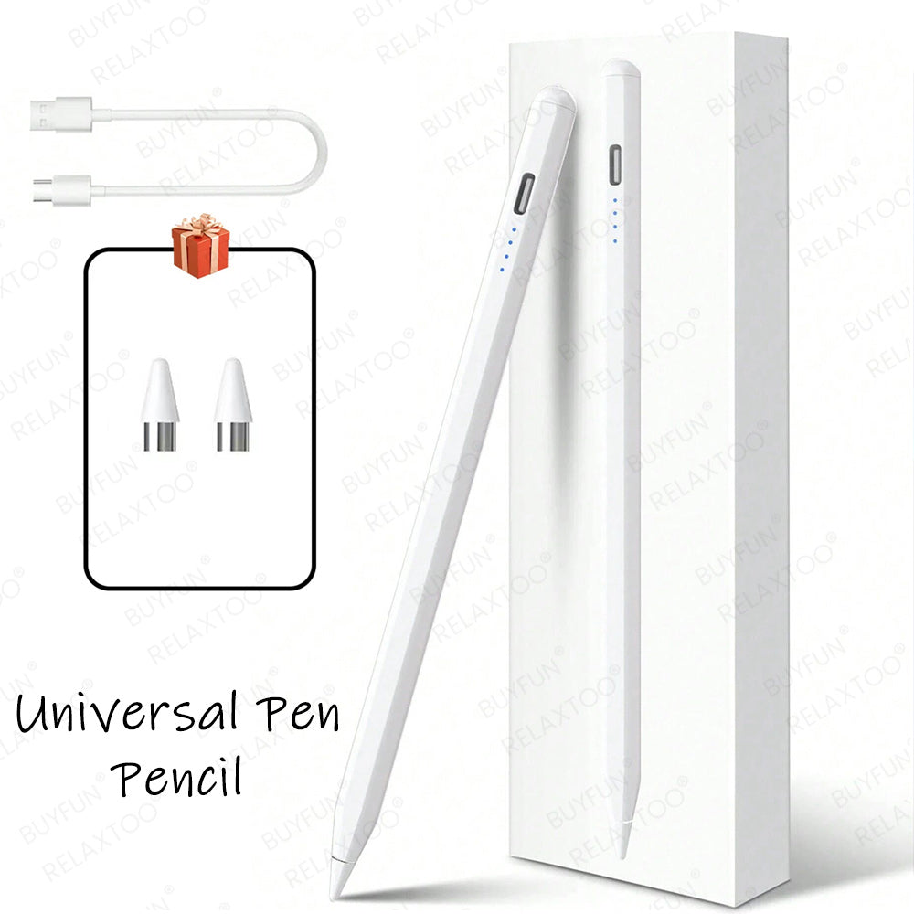 Premium Universal-Stylus: Touchstift für iPad/Pro/Air/Mini: 10/9/8/7/6/5/4/3 Series: Tablet, Laptop & Handy, kompatibel mit Apple iPhone, MacBook, iPad, Xiaomi, Huawei, iOS, Android & Windows - Präziser Eingabestift