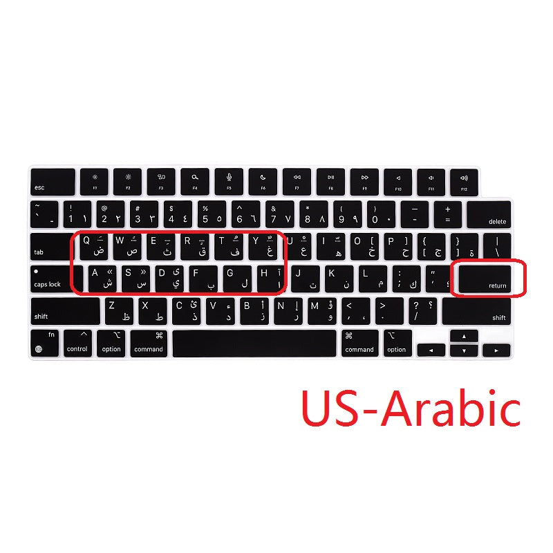 Premium Tastaturschutz-Skin für Macbook Air/Pro/M3/M2/M1: 16,14,13-inch | 2024/2023/2022/2020 Series  Hochwertige Tastatur-Abdeckung