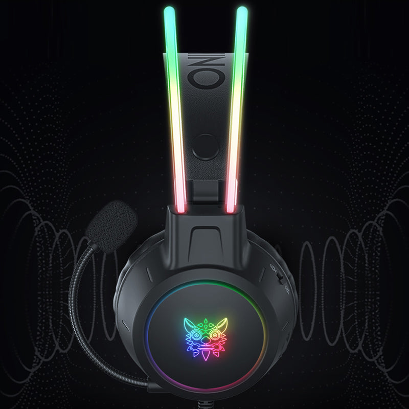 Premium Professional Gaming-Headset/Kopfhörer: Voll-RGB für PC & Laptop, Ideal für Gamer, RGB-Beleuchtung, Limitierte Auflage