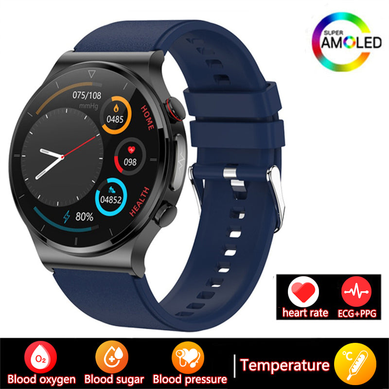 Premium Exklusive Smartwatch: Ideal für Sport, Business & Lifestyle | EKG, AMOLED HD, Bluetooth, GPS, Herzfrequenz | Limitierte Edition