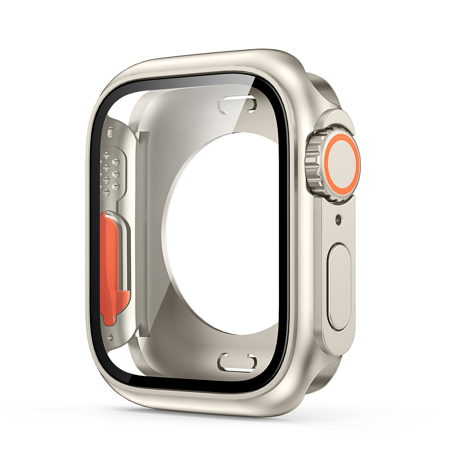 Premium Displayschutzfolie & Cover Hülle für Apple Watch 44mm 45mm 40mm 41mm - Robustes PC-Front & Rückseitenstoßstangengehäuse für iWatch Serie 10/9/8/7/6/5/4/3/2/1 & Ultra 2/1, SE: 2024, 2023, 2022, 2021, 2020, 2019, 2018, 2017, 2016,