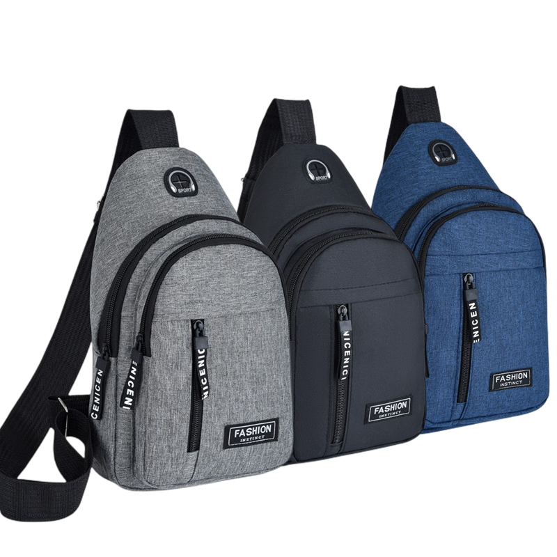 Hochwertige Neue Multifunktions-Brusttasche 2024: Herrenmode Trend aus Oxford Stoff, koreanischer Stil, Lässig und Wasserdicht  MacBook Air/Pro/M3/M2/M1: 16,14,13-inch | 2024/2023/2022/2020 Series