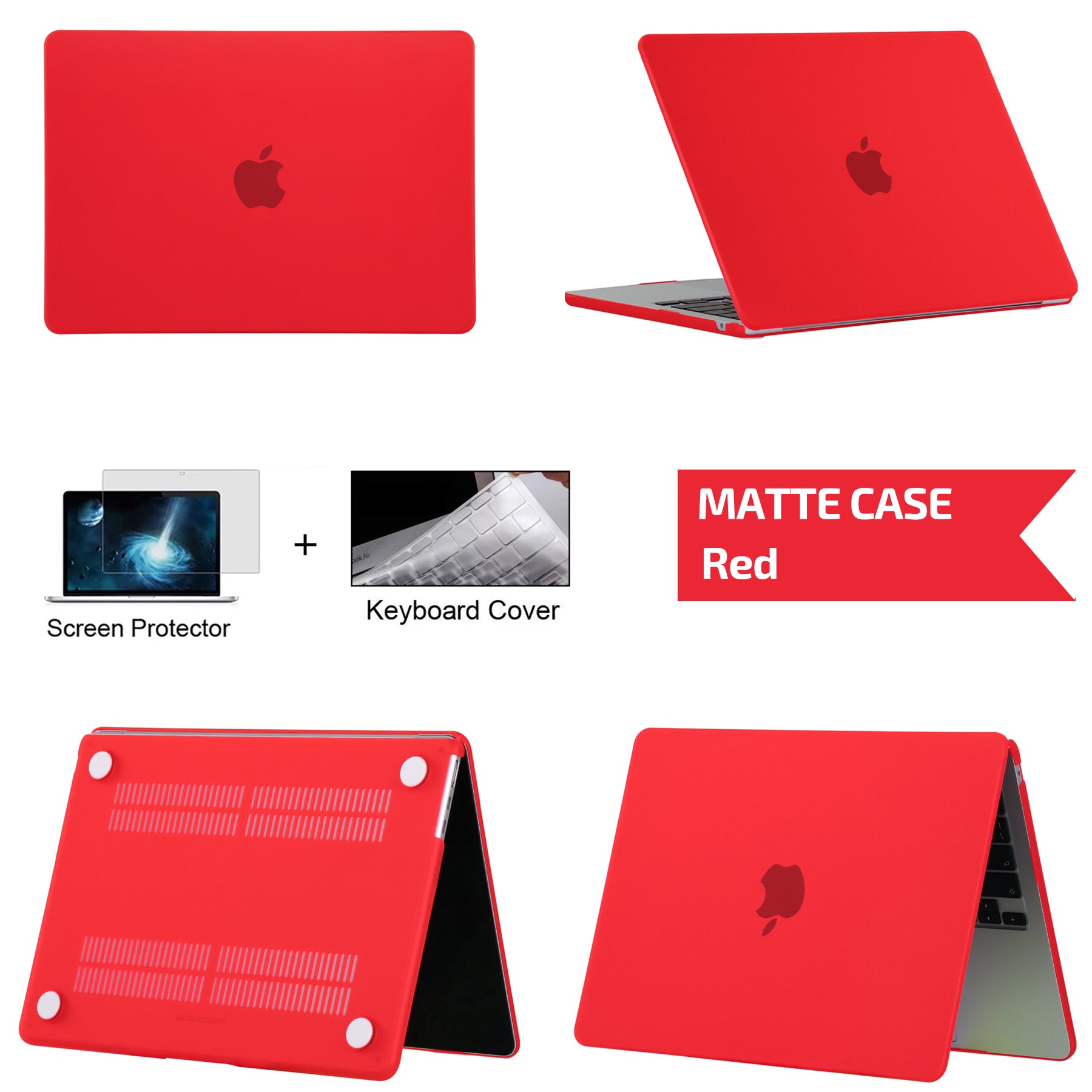 Hochwertige Ultra Dünne Hartschalen Case - Laptophülle für MacBook Air/Pro/M3/M2/M1: 16,14,13-inch | 2024/2023/2022/2020 Series – Premium Cover