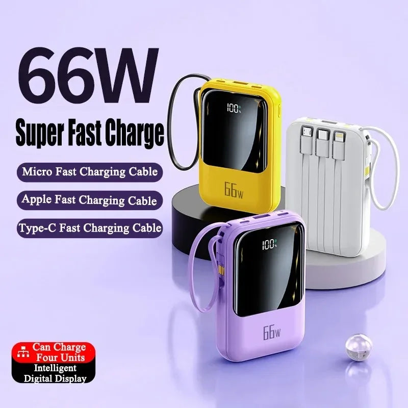 Good quality Wireless Power Bank PD20W for iWatch S1-S9 with built-in cable, 10000mAh portable battery source for Smartphones, Apple iPhone, Samsung, iOS & Android Huawei, Xiaomi,