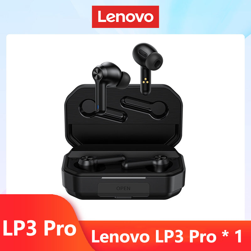 Hochwertiges Lenovo LP3 Pro Kopfhörer TWS Bluetooth 5.0 Drahtlose HiFi-Musik-Headset mit Display & 1200mAh Akku für Gaming Earbuds | Limitierte Auflage