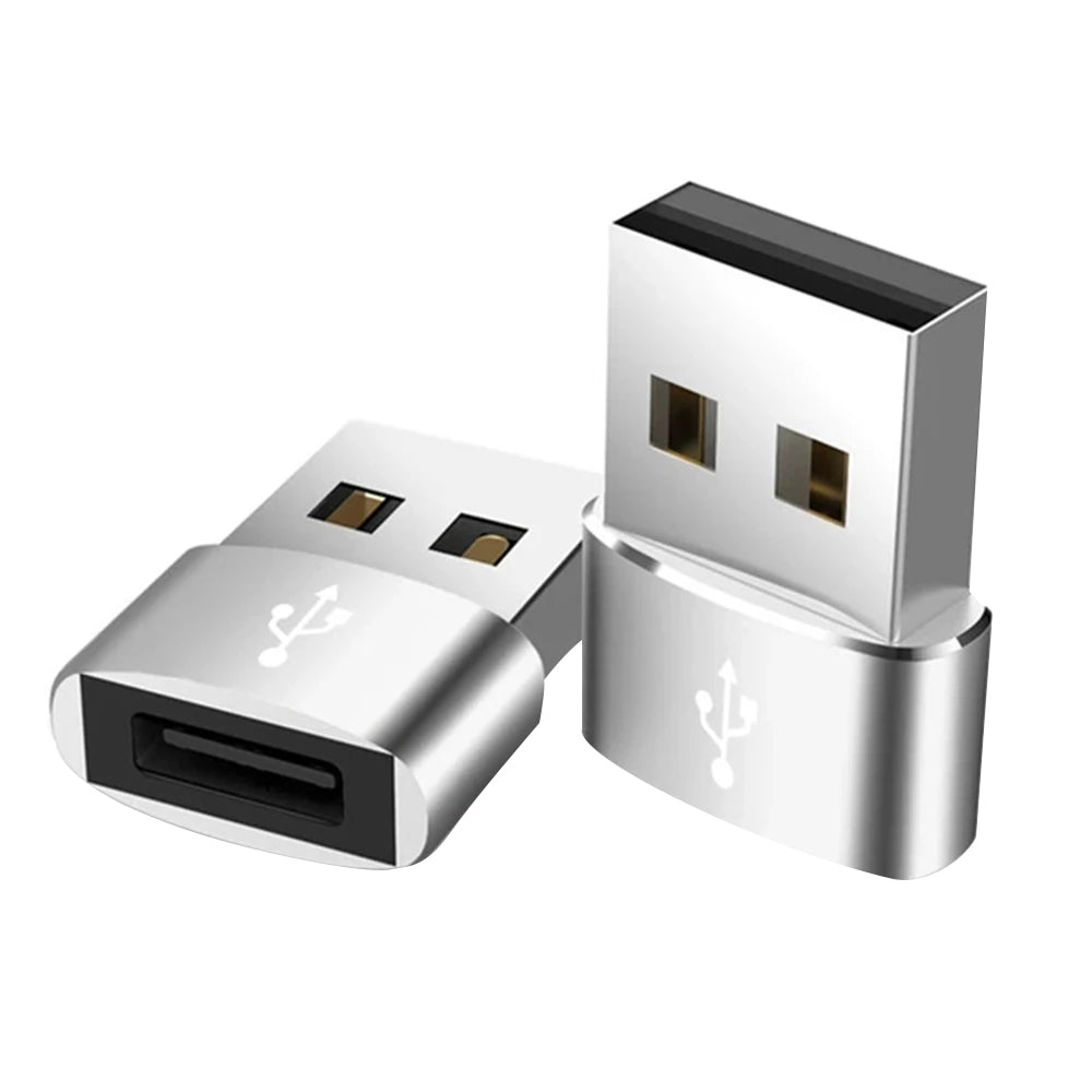 Premium 3D USB OTG Adapter | Typ C für Apple iPhone 15 Pro Max 14, Airpods, Typ C Kabel – Datenladekonverter - Phone Heaven Zone