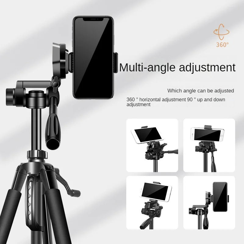 Professionelles Aluminium-Reisestativ, 140 cm für Videografie & Fotografie:, geeignet für Smartphones, Apple iPhone, Samsung, iOS & Android Apple iPhone 16/15/14/13/12/11 Pro Max Plus Mini,GoPro, Canon/Nikon DSLR/SLR