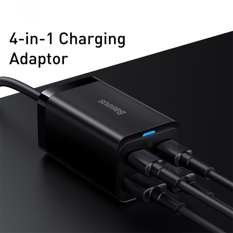 Premium 100W GaN3 Pro USB Charger Desktop Station - Type C PD QC Quick Charge 4.0 3.0 Fast Charging Smartphones, Apple iPhone, Samsung, iOS & Android