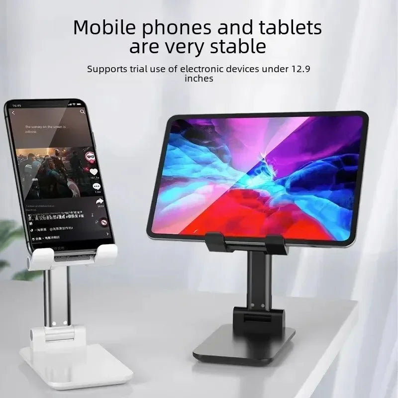 High-Quality Universal Stand: Tablet & Phone Holder for Apple iPad Pro 11, 10th, 10.2, 7th-9th Gen, Xiaomi, Smartphones, Apple iPhone, Samsung, iOS & Android