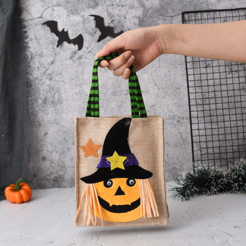 Premium Halloween-Geschenktasche - "Trick or Treat" | Elegante Halloween-Tag Geschenkverpackung & Dekor